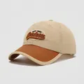 Ademende mesh honkbalpet voor kinderen in kaki en bruin met New York borduursel - Kinderen 3-8J ca. 50-54CM / NEW YORK Khaki
