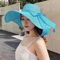 One Size 55-60cm (Adjustable) / Solid Sky Blue