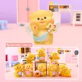 Flocked yellow bear blind box set with 8 regular and 1 hidden variant figures - Full Set / Naifu Little Bear