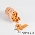 Realistic fake almond nuts PVC models with 2.2cm size for window display props - Almond (500g)