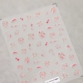 Adesivi per unghie a rilievo con fuochi d'artificio per una manicure 3D festiva - Fuochi d'Artificio Macaron a Rilievo (TS-3466)