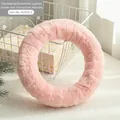 Ghirlanda rosa in peluche a forma di ciambella, diametro 30cm in feltro di lana - 30CM Anello Rosa