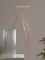 88cm Champagne gold decorative branch with glitter fringe for Christmas tree decor - Galaxy Branch - Champagne Gold Sparkle / 88cm