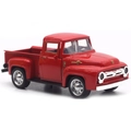 Modellino di pick-up d'epoca rosso in lega scala 1:32 con fari rotondi in stile retrò - Rosso