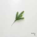 22x10cm artificial green pine needle branch for Christmas DIY floral decoration - 3D 4-Head Tender Leaves Branch