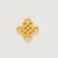 Golden Chinese knot pendant accessory for traditional wedding gift box decoration - Gold Chinese Knot