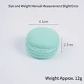 Mintgrünes Macaron Squishy-Spielzeug aus PU-Schaum zur Stressbewältigung - Seeblau