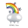 Rainbow cloud and stars foil balloon for birthday party decoration in size 87*61.5cm - Rainbow Star Cloud
