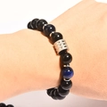 Estilo ajustable trenzado / Ojo de Tigre Azul Trenzado