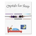 Verstellbares 8mm Natursteinperlen-Armband auf einer Crystals for Sleep Karte - FK1072/Kristalle für den Schlaf
