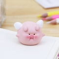 Cute pink pig figurine with white wings on a desk, car interior dashboard ornament - Style A Angel Pig Mini Ornament