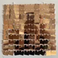 Champagne gold shimmer wall backdrop with 30x30cm square sequins for party decoration - 30x30cm / Champagne Gold