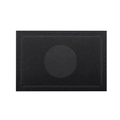Parche táctico IR negro con textura de panal y diseño infrarrojo cortado por láser - Negro puro