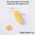 Miniature 4.5cm yellow corn cob resin model for keychain and DIY food crafts - Cooked Corn (No Link)