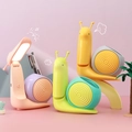 Cute snail-shaped LED desk lamps in pink, yellow and green colors for kids - Snail Pen Holder Style