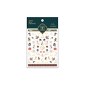 Stickers à ongles MN-042 thème Dunhuang avec motifs Apsaras et cerfs chinois - Style Divinité Volante & Cerf de Dunhuang (MN-042)