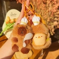 Cute Capybara plush keychains featuring chef hat and toast bread accessories - Baker - Lieba Bread