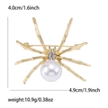 Tabella dettagliata delle misure della spilla a ragno: 4,0 cm altezza e 4,9 cm larghezza - Oro