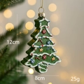 Christmas tree shaped ornament with 12cm height and decorative colorful candy details - Christmas Tree