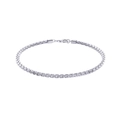 Polished silver S925 snake chain bracelet for men with secure lobster clasp finish - NMB01-Silver-8 Inch