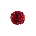 6cm crinkle paper cat toy ball in metallic red finish for pets on white background - Red