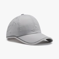 Casquette de sport grise à séchage rapide avec broderie Jungle Hill et aérations - Réglable / Gris clair