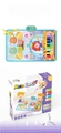 Princess theme kids music drum carpet with piano keys and gift box, size 80x50cm - 6925-4 Princess Style (Boxed)