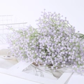 Artificial purple gypsophila bouquet on white table for wedding decoration - Light Purple