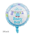 Blue 18 inch It's a Baby Boy foil balloon for gender reveal and birthday party decoration - 18 Inch Blue Baptism Clothes