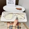 Montatura occhiali TR90 trasparente ultraleggera con eleganti stanghette in oro rosa - Oro Trasparente