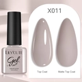 LILY'CUTE 7ml gel polish X011 with shiny top coat and matte top coat effects - Color 11(11)