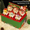 Christmas snow globe blind box set featuring six colorful holiday character figurines - 65# Light Model / Christmas Snowland Crystal Ball