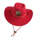 One Size (58cm) Red with Red Rope