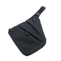 Bolso bandolera táctico antirrobo negro para hombre con correa ajustable y hebilla - Negro