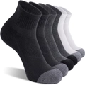 Lot de 6 paires de chaussettes de sport en coton pour hommes en noir, gris et blanc - Taille Unique 39-47 / Multicolore