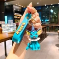 Χαριτωμένο μπλε μπρελόκ Pokémon Vaporeon με μπλε λουράκι και χρυσό μεταλλικό γάντζο - B348-1 Σκούρο Μπλε / Μεγάλο