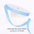 9mm light blue matte ribbon spool #308 for hair accessories and flower gift wrapping - 0.9CM Wide * 25 Yards / Light Blue