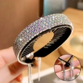 Rhinestone bird nest hair clip tassel ponytail holder bun maker for women styling tool - 4# Multicolor
