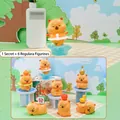 Cute Capybara resin figure variant set with 6 styles and hidden character for desk decor - Lucky Capybara Full Box Set of 6 / Blind Box