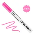 Pink oil-based paint marker for metal and car surfaces with smooth ink flow - Pink