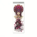 Waterproof full arm temporary tattoo featuring Indian woman and armored warrior designs - WD-050/Samurai and Indian Girl
