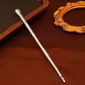 Aa0007 Hairpin With Straight Texture - Silver