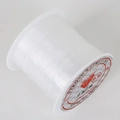 Strong stretchy crystal string 0.6mm transparent bead cord for DIY jewelry making - 0.6mm Approx 15m/Roll