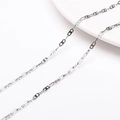 Silver stainless steel anchor pig nose chain link for DIY jewelry handmade crafts - Style 04 Anchor Chain (FLB074) / 1 Meter