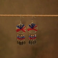 H2820-4 Dreamcatcher Leaf Earrings