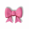 Pink 3D resin bow hair clip accessory featuring a cute aesthetic and smooth finish - Bowknot (QT--CY126)