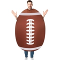 Funny inflatable American football tunic costume for sports parties and events - Rugby Ball / One Size