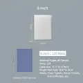 Frosted 6-inch photo album with 60 pages and 120 pockets for picture storage - 6 Inch - 120 Slots