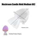 Siliconen mal voor paddestoelkaarsen en harsknutselen, maat 9,2x6x2,6 cm - Middelgrote Paddenstoel