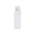 Bottiglia a compressione in plastica con tappo bianco e scala graduata per salse cucina - Piccolo 175ml / Bianco